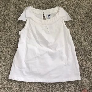 Janie & Jack White Sleeveless A-line top